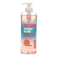 Bliss Blood Orange + White Pepper Soapy Suds Body Wash + Bubbling Bath 16 fl oz
