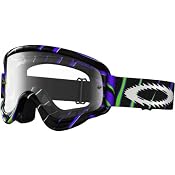 Amazon.com: Oakley MX O Frame Razors Edge Adult Dirt Motocross Motorcycle Goggles Eyewear - Purple/Green/Clear / One Size Fits All: Automotive
