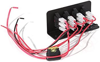 Rocker ON/OFF Switch Plate (Quad)