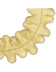 30.75mm Bead Chain Trimmed, Woven Necklace 18K Yellow 08.25 Inch Ch795