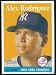 2007 Topps Heritage Baseball Card Shortprint # 150 Alex Rodriguez SP - New York Yankees - Mint Condition - In Protective Display Case