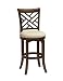 Kitchen & Housewares : Hillsdale Garden Dark Brown Swivel Bar Stool