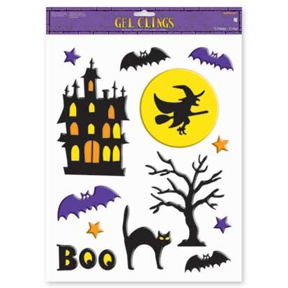 Haunted Scene Large Gel Cling