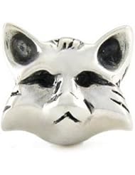Ohm Sterling Silver Fox Bead Charm