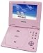 Electronics : Hyundai HPD719 - Multi-region 7" LCD Portable DVD/MPEG-4 Player  - Pink with Free Carry Case