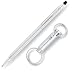 Cross Classic Century Lustrous Chrome Ball-Point Pen and Matching Key Ring Gift Set