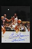 Knicks Earl "the Pearl" Monroe Signed 8x10 Photo Autograph Jsa #f25657 - Autographed NBA Photos