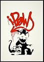Gangsta Rat (Limited Edition) fine art print by Banksy, 50cm x 35cm