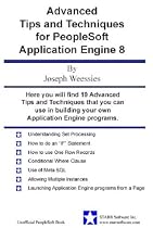 Advanced Tips and Techniques for PeopleSoft Application Engine 8
