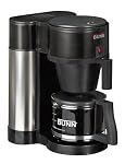 BUNN NHBX-B Contemporary 10-Cup Home Coffee Brewer, Black