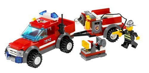 Childrens Toyshop  Toys : LEGO Fire Pick-up Truck