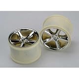 Traxxas Wheels, Gemini 3.8, Chrome ( 2 ) : Revo, TM TRA5372 - B000BOPWPS