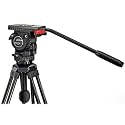 Sachtler 0443 FSB 6 T 2 MD Tripod System with Fluid Head & Mid Level Spreader, Supports 13.2 lbs
