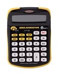 Collegiate Series 00508 UNIVERSITY OF IOWA Solar-Powered Calculator with School Logo and Colors