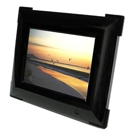 ATMT Clearview 5.5" Digital Photo Frame With Music, Video & Remote in Black