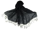 UBI Women's Solid Bamboo Long Scarf