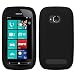 For Nokia Lumia 710 Rubber Silicone Skin Case Phone Cover Black For Nokia Lumia 710 Rubber Silicone Skin Case Phone Cover Black