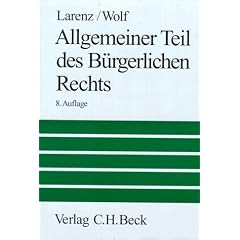 Allgemeiner Teil des deutschen B�rgerlichen Rechts