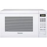 Panasonic NN-SN651W White 1200W 1.2 Cu. Ft Countertop Microwave Oven with Inverter Technology