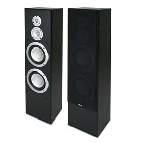 Buy KLH BTF-440 6.5 3 Way 150 Watt Tower Speakers With Passive Radiator (Black) by KLH now!