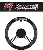 Tampa Bay Buccaneers Poly-Suede Steering Wheel Cover - NFL