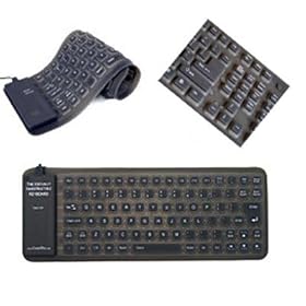 Foldable/flexible Mini Blk Kyb Spill Resistant Great Key Response