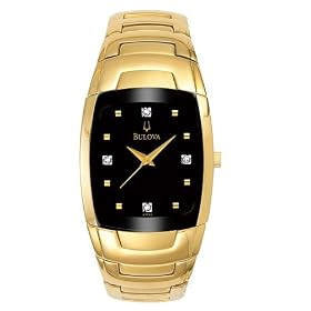 Bulova Men's Diamond Dial Bracelet Watch #97F60