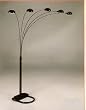 BEAUTIFUL NEW OVERHEAD SOFA LAMP IN BLACK FINISH