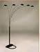 BEAUTIFUL NEW OVERHEAD SOFA LAMP IN BLACK FINISH