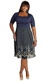 IGIGI Plus Size Hayleigh Dress in Midnight Blue 18/20