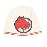 Charlotte Bobcats White Digital Logo Knit Beanie Hat (Uncuffed)