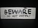 Sign For Halloween Decoration 8X24'