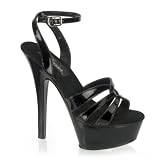 Pleaser Shoes WomenÕs KISS-230 6 Heel Open Toe Sandal Available in 4 Colors