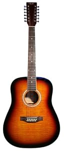 Martin Smith 12 String Acoustic Guitar - Sunburst