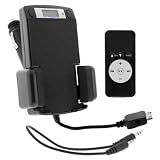 Premium 8-in-1 Black Fm Transmitter Car Kit with Remote and Car Adapter for Ipod 3rd, 4th, 5th Generation, Mini, Photo, U2, Nano 3rd 4th Gen, Video, Classic, Touch + Free Keychain Light!