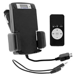 Premium 8-in-1 Black Fm Transmitter Car Kit with Remote and Car Adapter for Ipod 3rd, 4th, 5th Generation, Mini, Photo, U2, Nano 3rd 4th Gen, Video, Classic, Touch + Free Keychain Light!