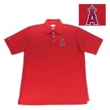 Los Angeles Angels MLB Excellence Polo Shirt (Dark Red)
