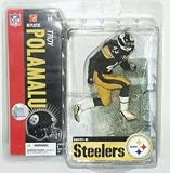 *** Opener Damaged Package *** Troy Polamalu #43 Pittsburgh Steelers Black Jersey Snow Base Variant Chase Alternate McFarlane NFL Series 14 Action Figure *** Opener Damaged Package ***