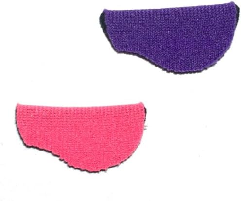 Wedgees Eyeglass Retainers and Eyewear Holders (4 Pack Pink & Purple)