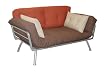 Mali Flex Plank and Dusk and Stone Futon and Cushions By Elite Furniture