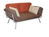 Mali Flex Plank and Dusk and Stone Futon and Cushions By Elite Furniture