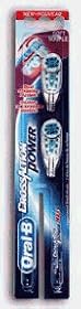 Oral B Cross Action Power Battery Toothbrush Refill Heads Medium  2 Each