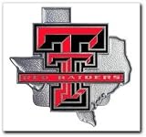 Class III Hitch Cover 2, Texas Tech Red Raiders