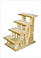 Beige 4 Steps Pet Dog Cat Step Stairs