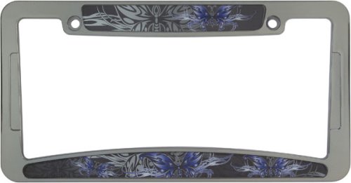 TRIBAL BUTTERFLY BLACK CHROME