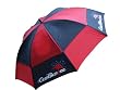68" Golf Umbrella Gustbuster Red/Black, with Gustbuster Logo