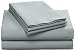 Pike Street 1000-Thread Count Luxury Single-Ply Sateen Queen Sheet Set, Crystal