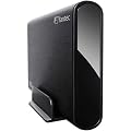 FANTEC DB-ALU3 schwarz USB3.0 8,89cm 3,5Zoll Externes SATA Gehaeuse Aluminuim gebuerstet abwaertskompatibel zu USB 2.0 und USB 1.1