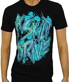 A SKYLIT DRIVE - Thrasher Text - Black T-shirt