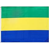 Gabon Flag Polyester 3 ft. x 5 ft.